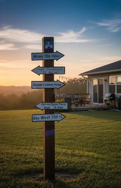 Traveler Arrow Sign